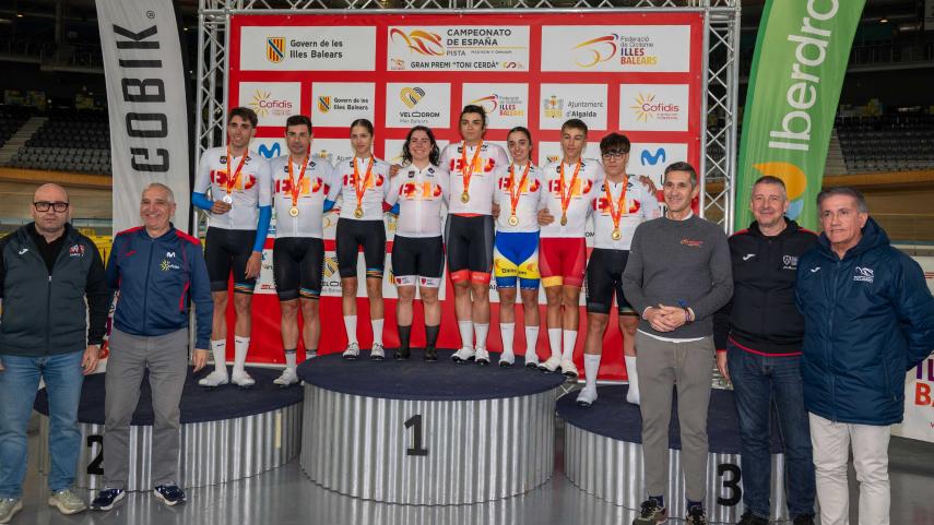 Sebastián Mora y Eva Anguela se proclaman nuevos campeones de España de Ómnium en Mallorca