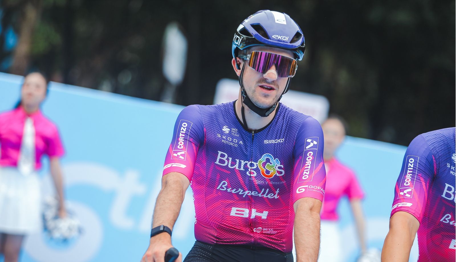El francés Clément Alleno, uno de los ciclistas del Burgos Burpellet BH que correrá el Pune Grand Tour