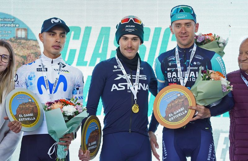 Podio de la Classica Camp de Morvedre