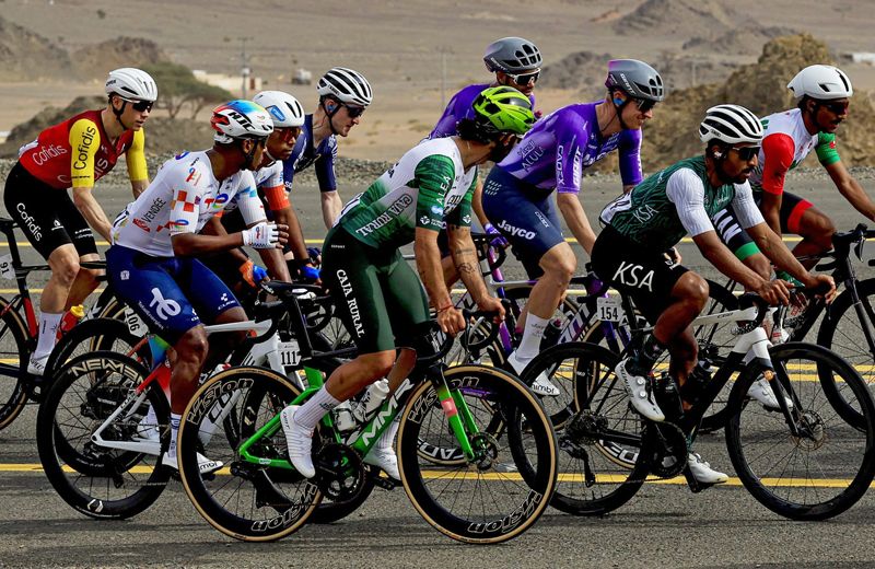 Gaviria en el grupo cabecero