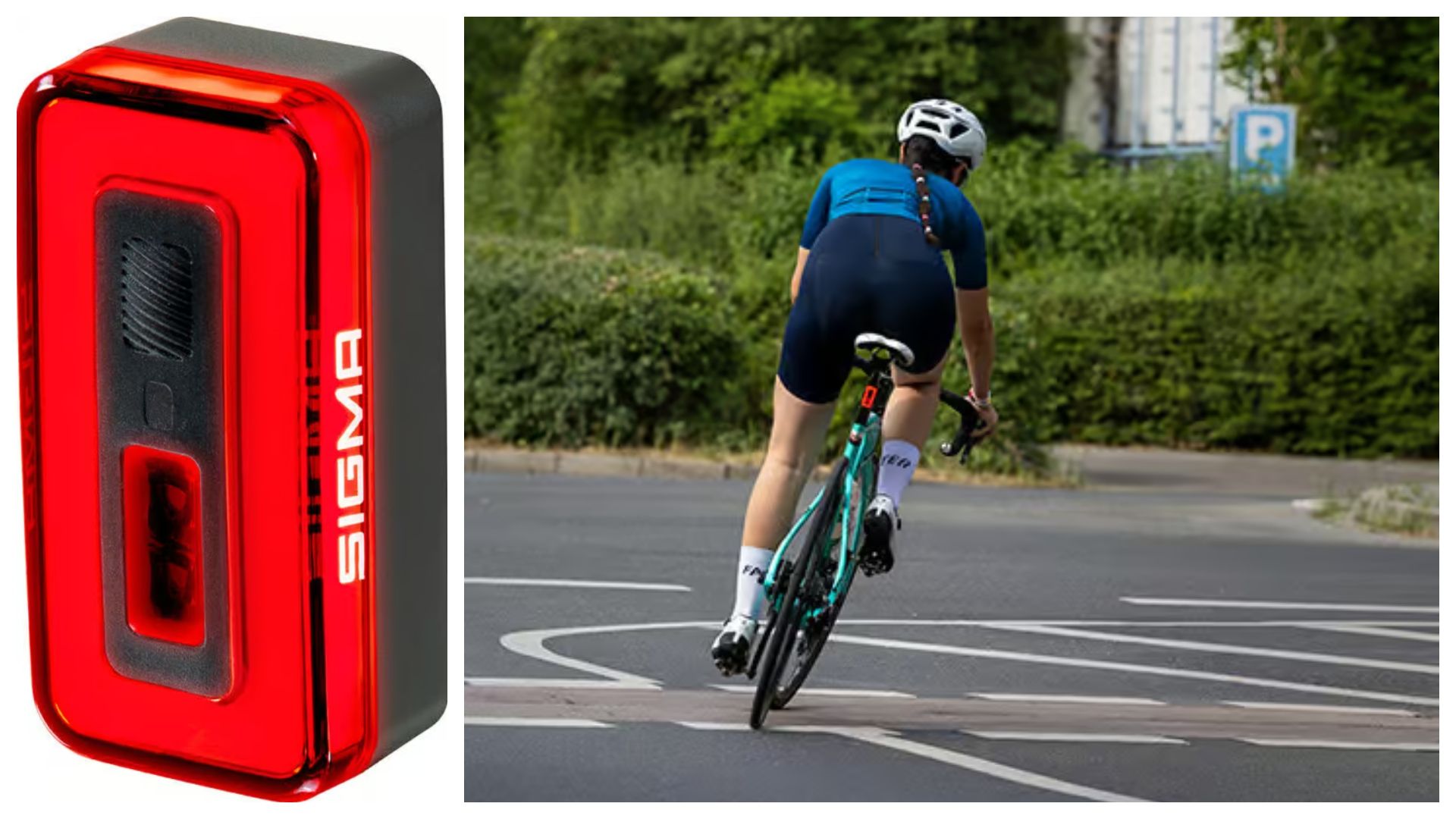 Así es la luz SIGMA NYTE 70  máxima visibilidad; más versatilidad.