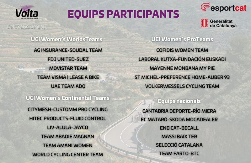 equipos volta femenina 2026