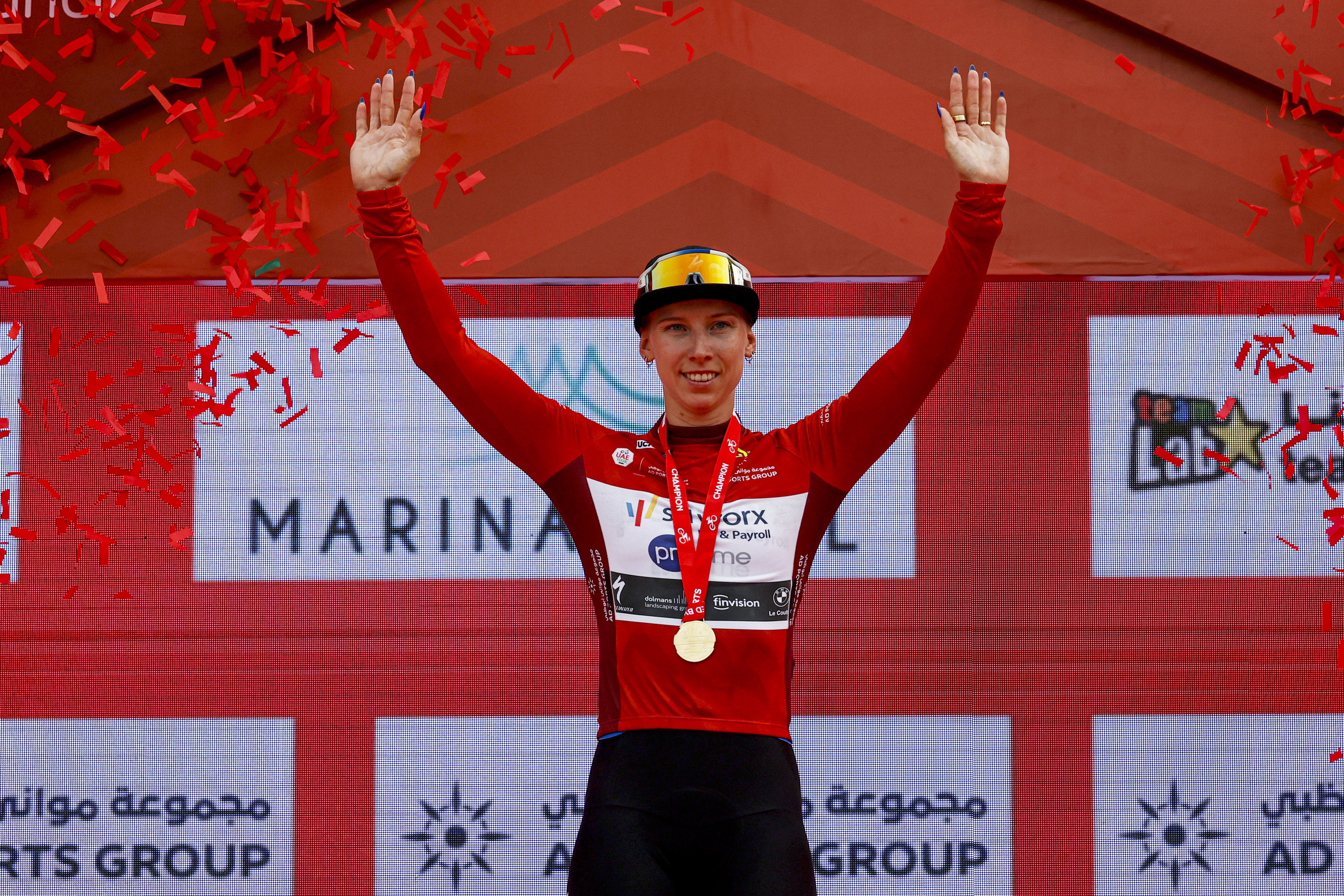 Lorena Wiebes, intratable: tres de tres en el UAE Tour Femenino 