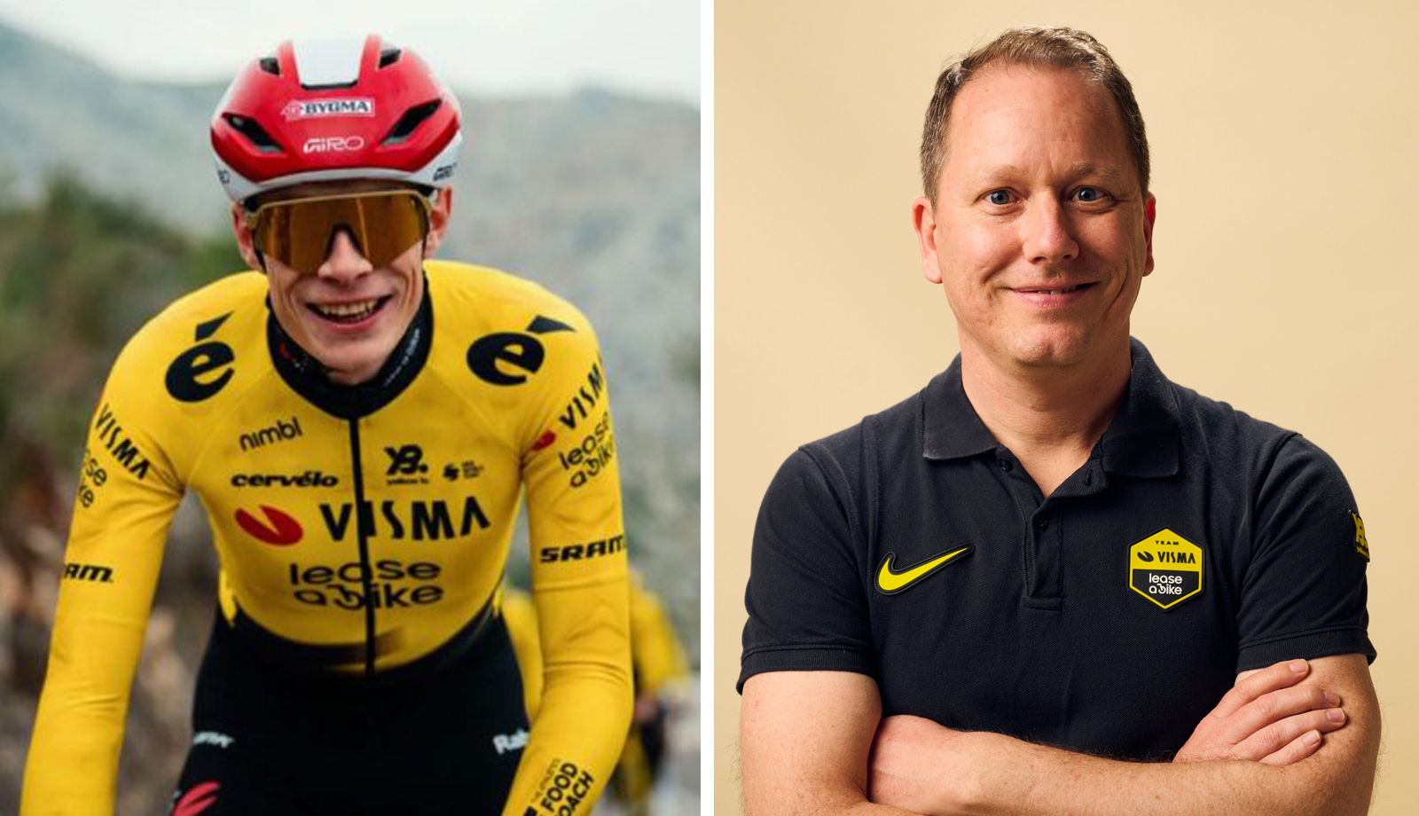 Jonas Vingegaard y Tim Heemskerk