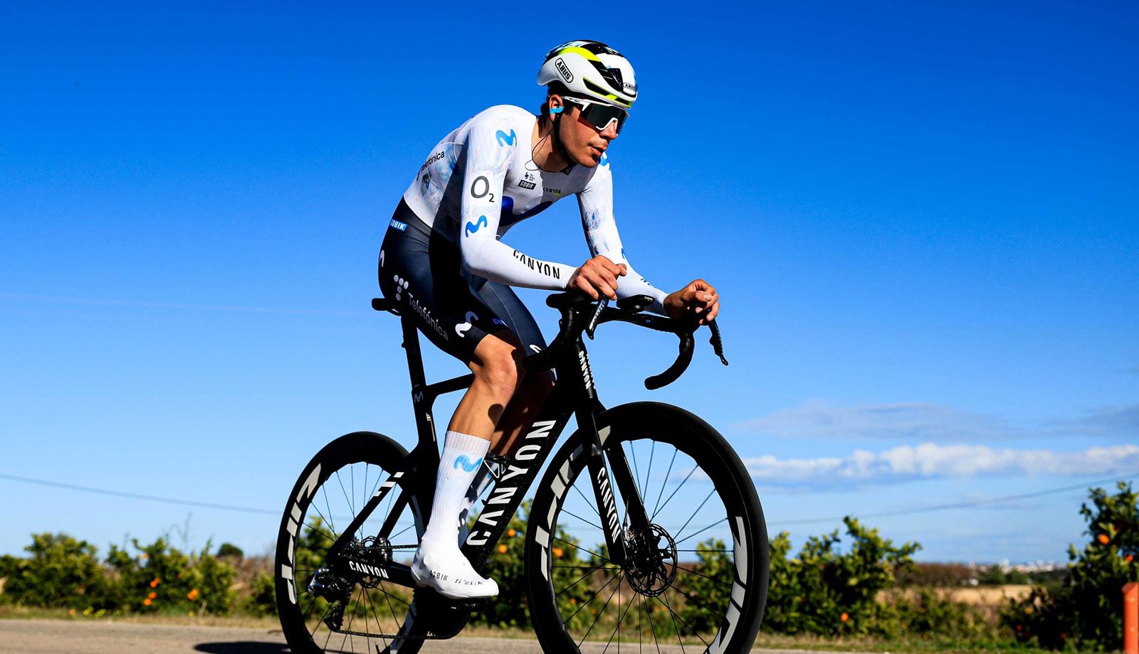 Cian Uijtdebroeks en una imagen de la pasada Volta a la Comunitat Valenciana