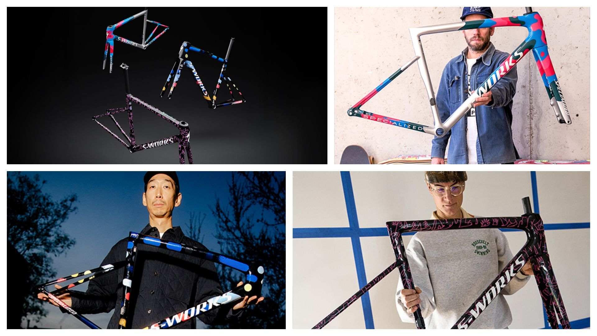 Así son los nuevos cuadros S‑Works Tarmac SL8 LTD Artist Series.