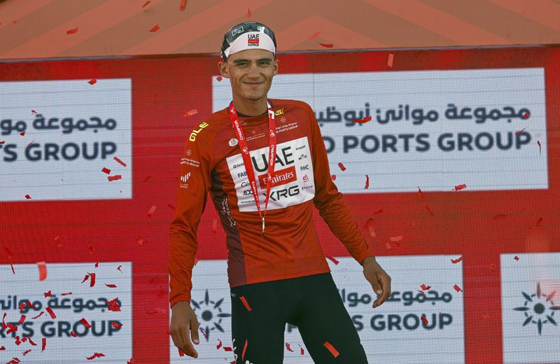 Isaac del Toro, primer líder del UAE Tour