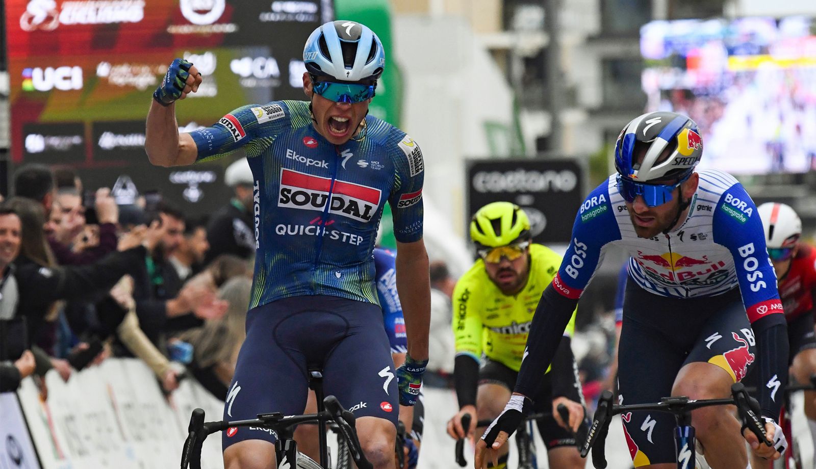 Paul Magnier se lleva la primera batalla de velocistas en la Volta al Algarve