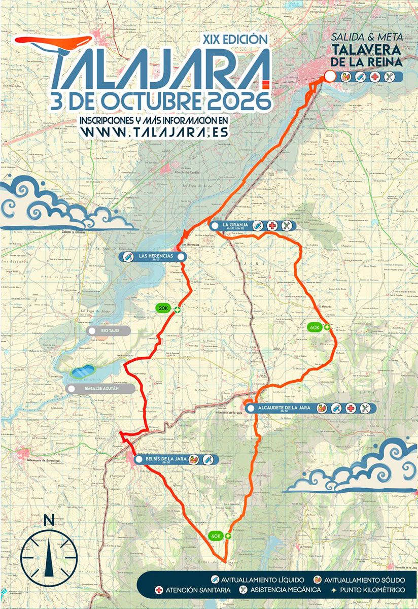 Talajara 2026. Recorrido