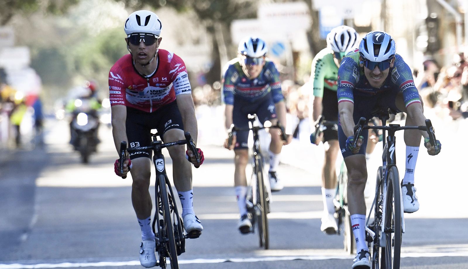 Nicolò Garibbo, primer líder del Giro de Cerdeña