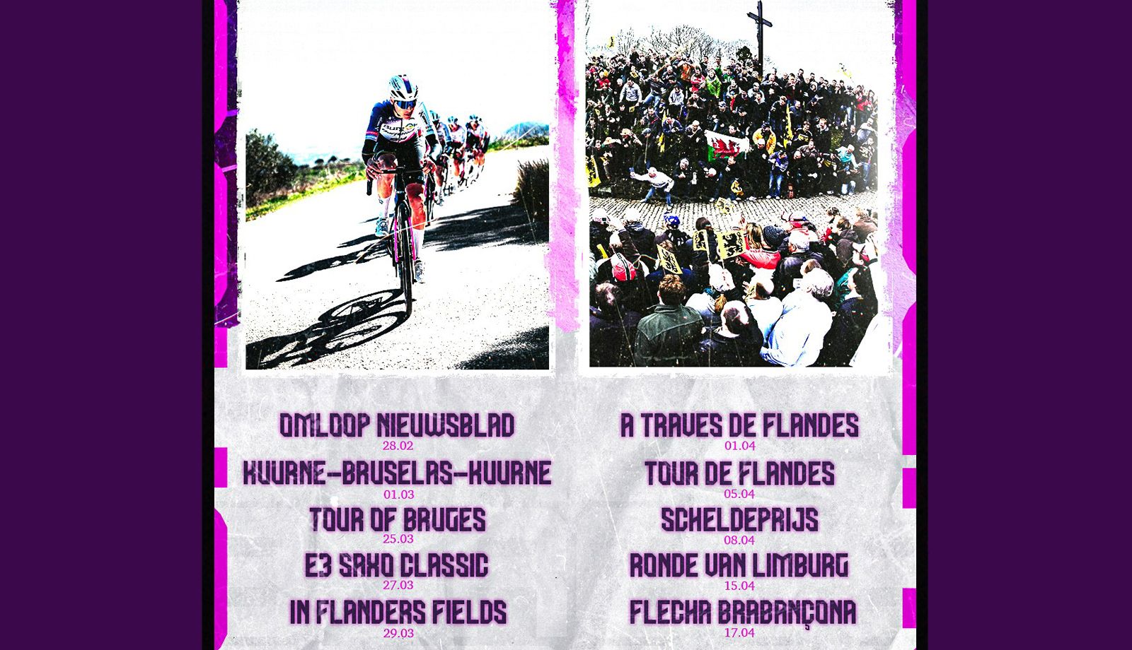 El Burgos Burpellet BH correrá una decena de clásicas en Flandes