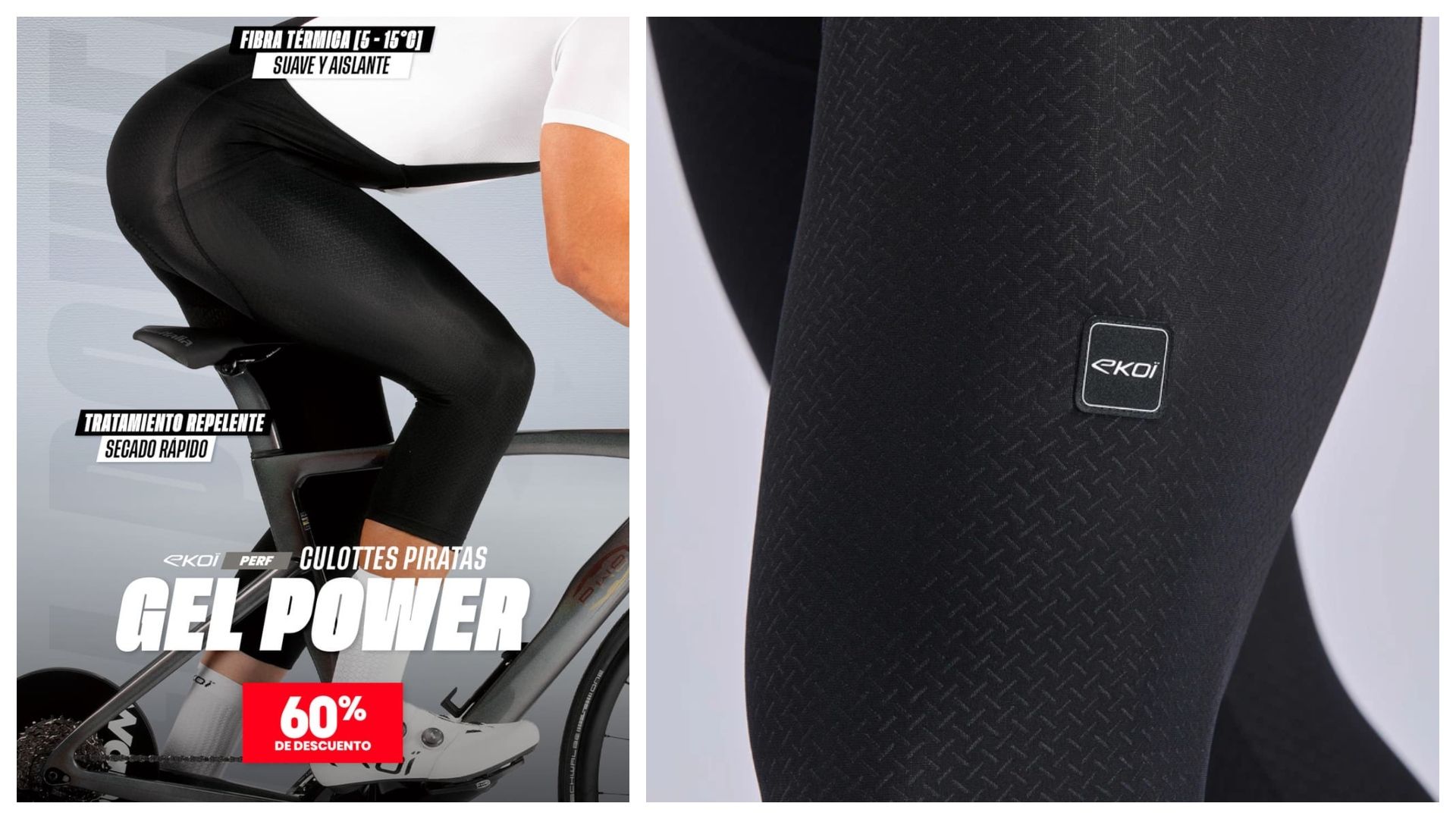 CULOTE PIRATA EKOI PERF GEL POWER HIDRÓFUGO. CULOTE PIRATA EKOI PERF GEL POWER HIDRÓFUGO.