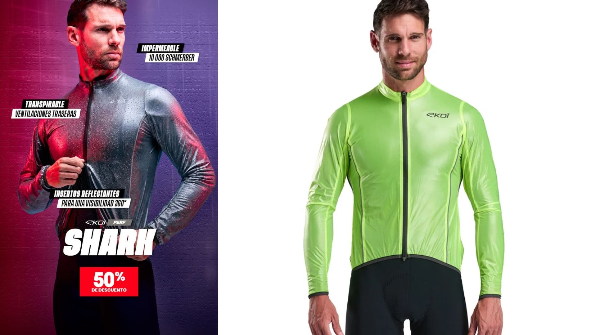 Chubasquero EKOI Perf SHARK.