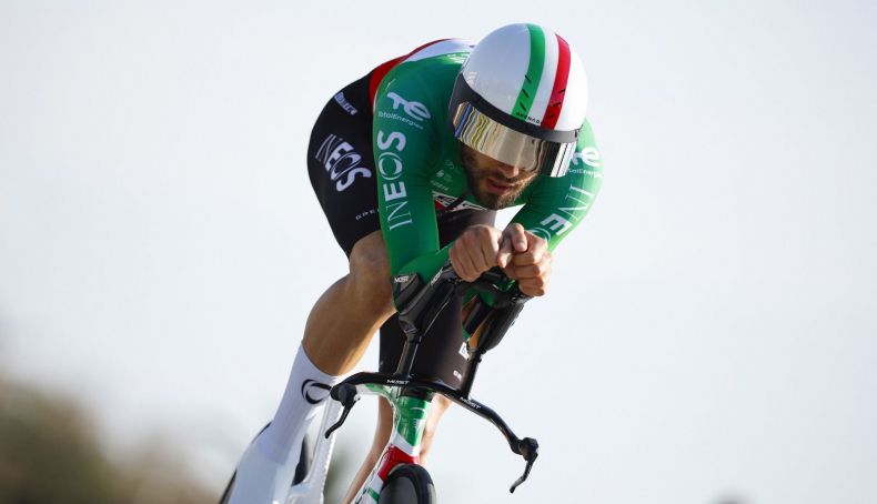 Nueva exhibición contrarreloj de Filippo Ganna