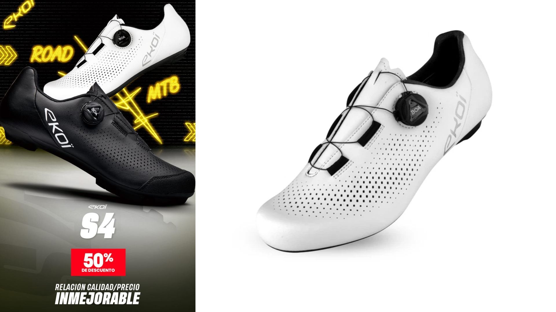 50% de descuento en las Ekoï S4 de carretera y MTB (1)