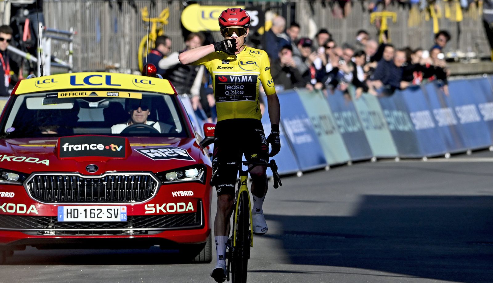 Jonas Vingegaard, imparable en la París-Niza