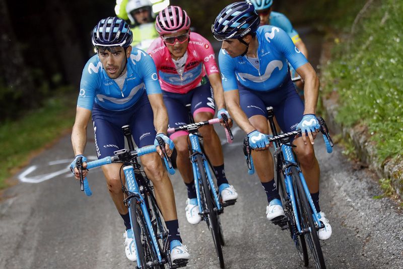 Pedrero fue una pieza clave en el triunfo de Richard Carapaz en el Giro 2019. El temible Mortirolo fue testigo de su excepcional trabajo en favor de sus líderes.