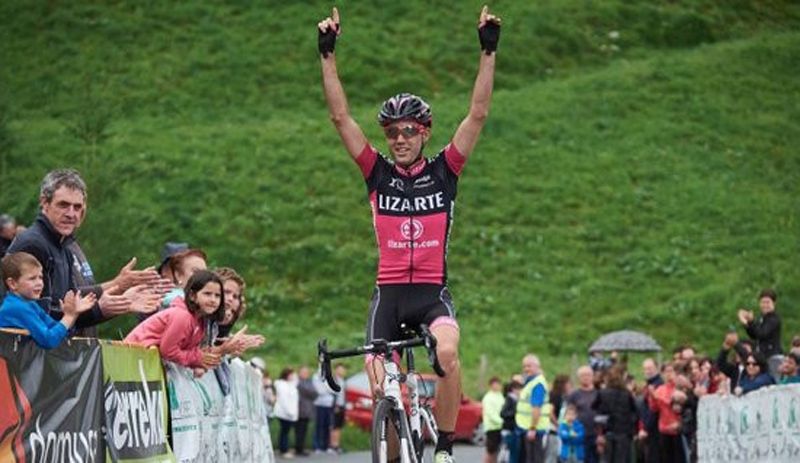 Antonio Pedrero en su etapa en el Equipo Lizarte, donde corrió entre 2012 y mediados de 2015.