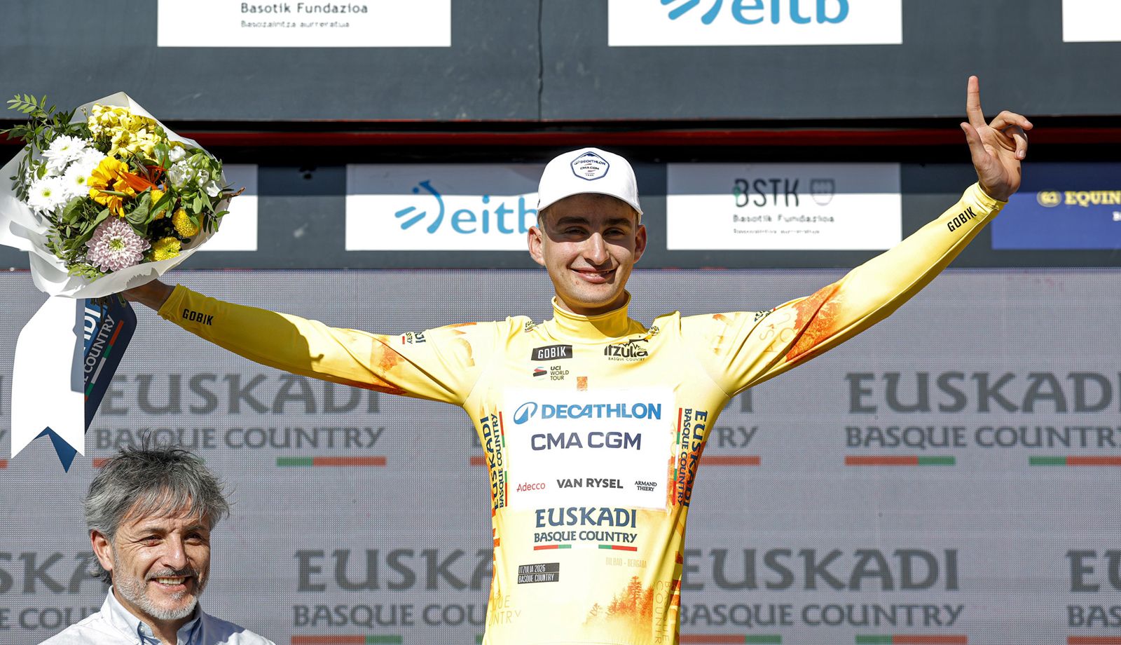 Paul Seixas deslumbra en el estreno de la Itzulia