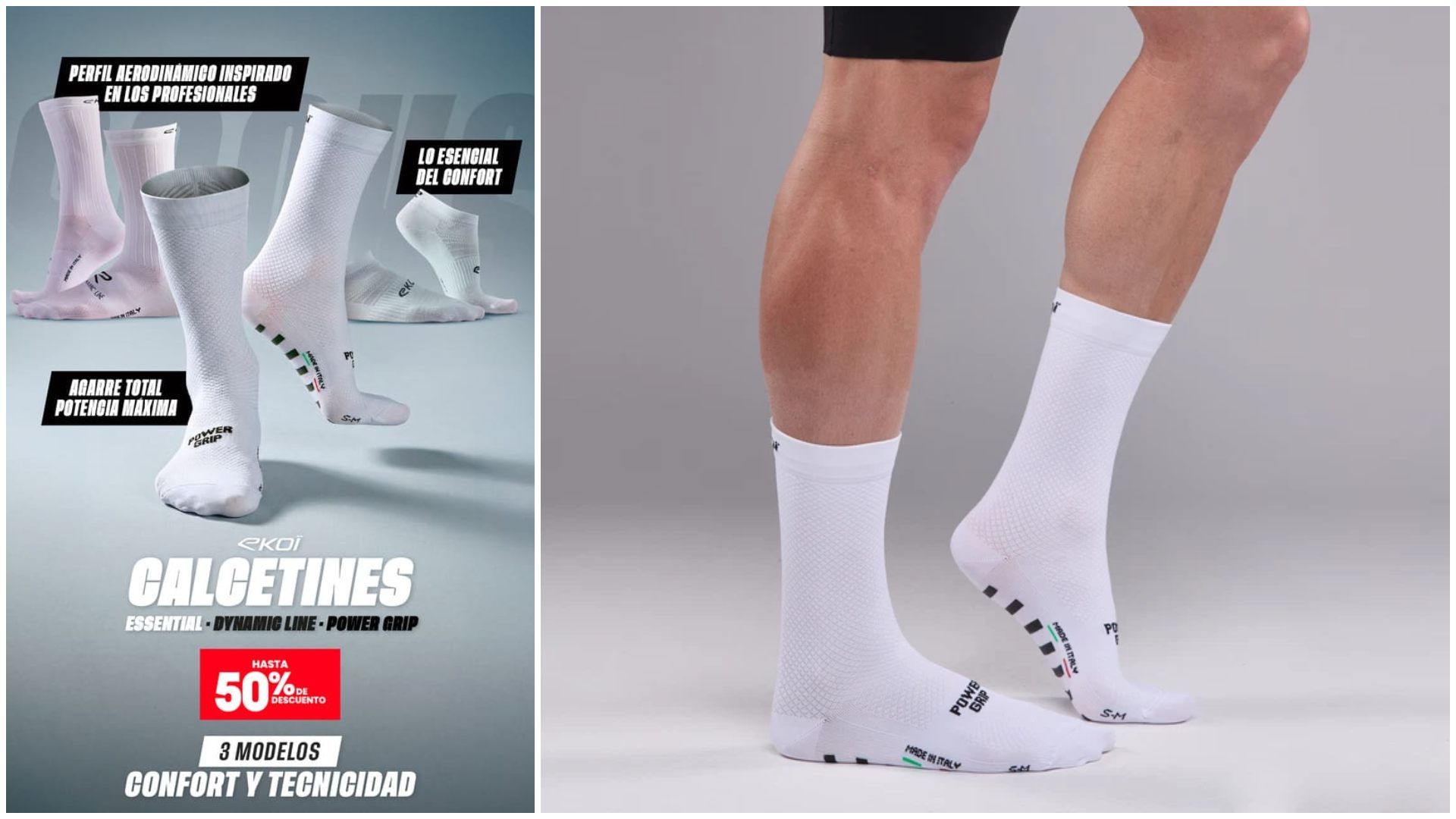Dos pares de calcetines técnicos al precio de uno