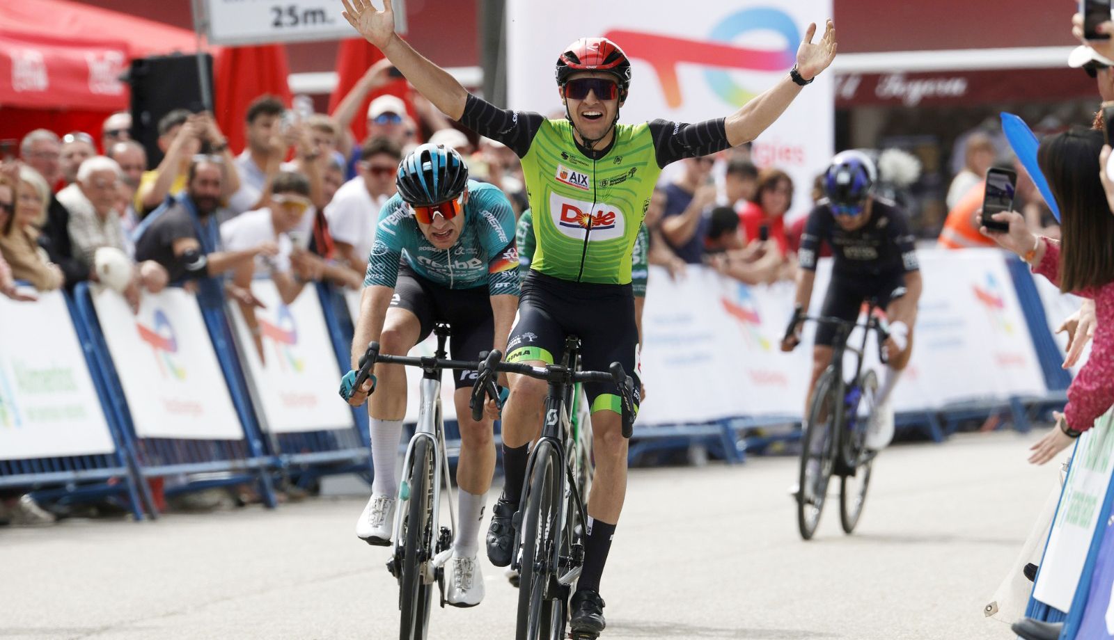 Gabriel Layrac, primer líder de la Vuelta a Asturias