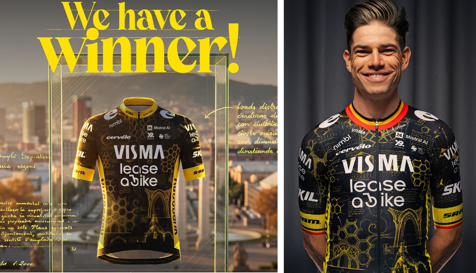 El Visma Lease a Bike ya tiene maillot para el Tour de Francia
