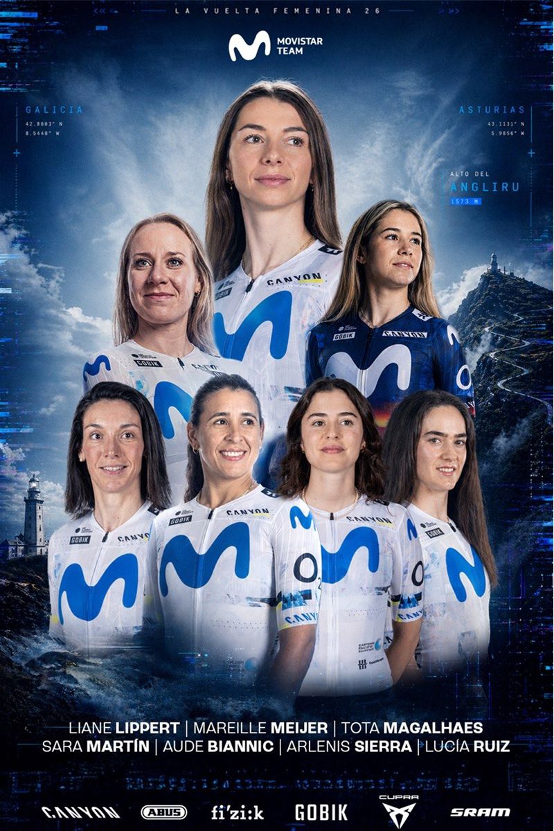 cartel Movistar femenino Vuelta