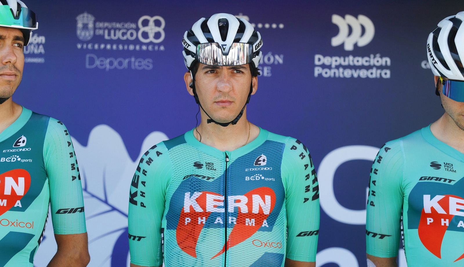 Antonio Jesús Soto en una imagen de O Gran Camiño de esta temporada. Foto: Luis Ángel Gómez (Sprint Cycling Agency)