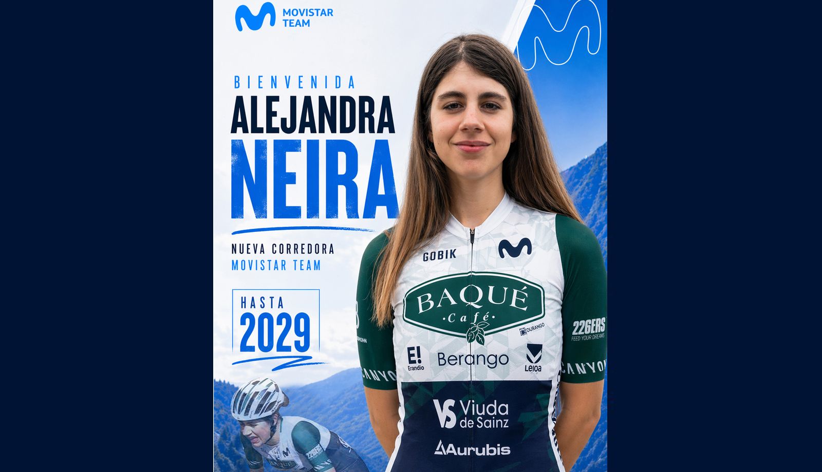 Movistar Team ficha a Alejandra Neira hasta 2029