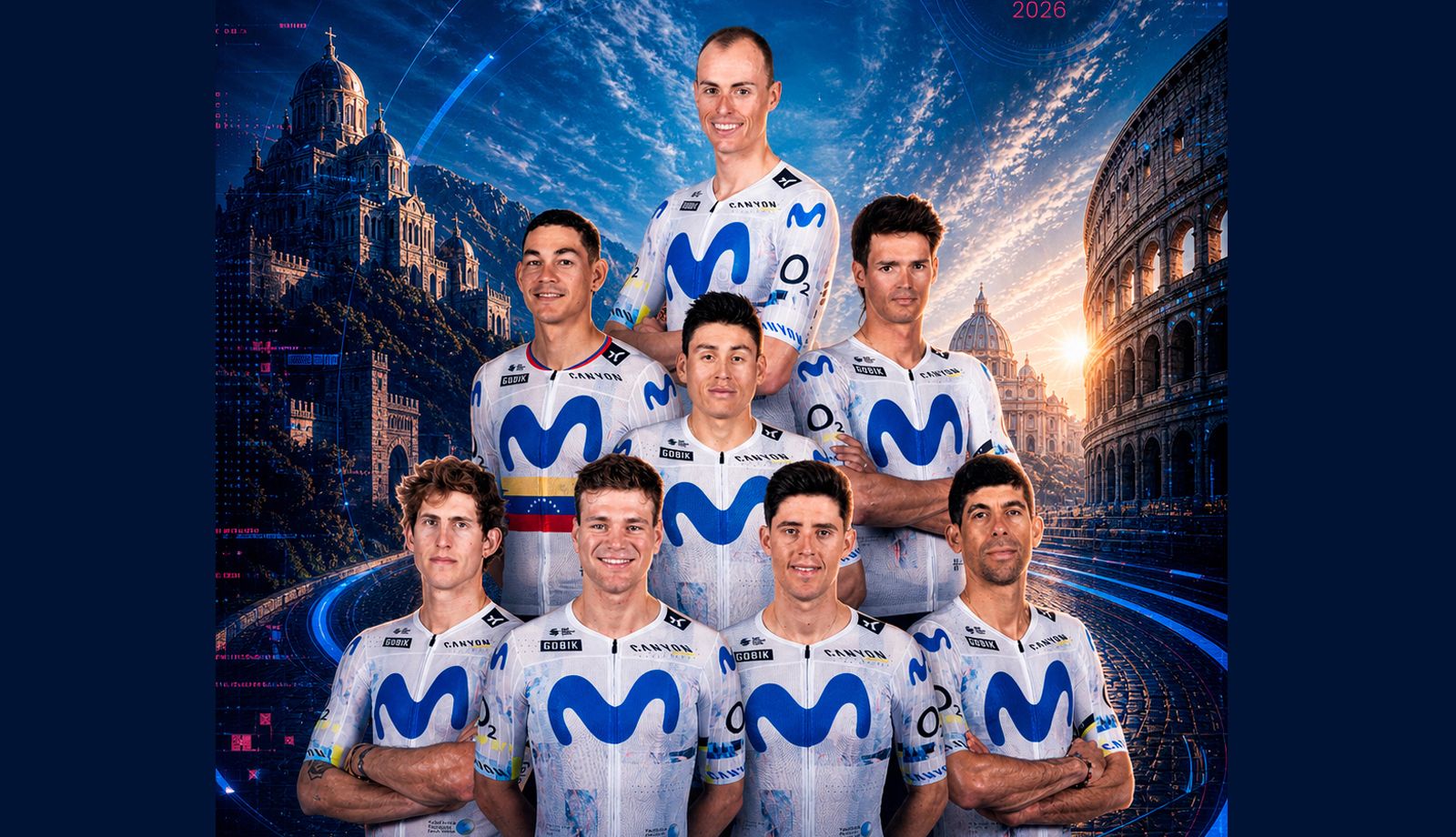 Movistar Team presenta su alineación para el Giro de Italia