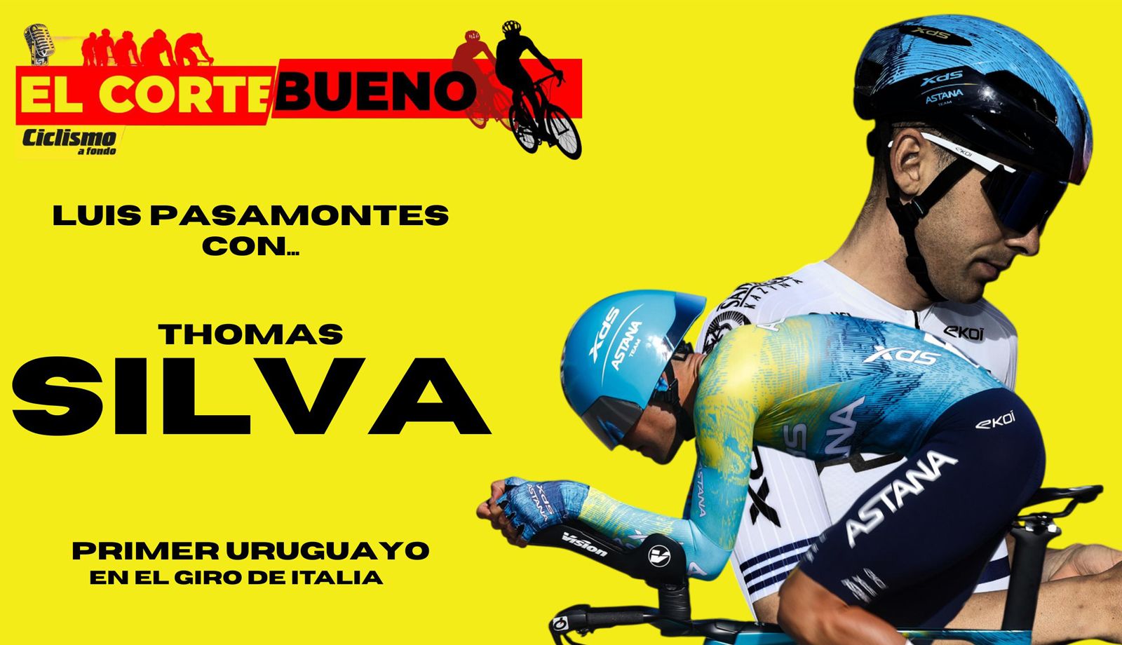 Thomas Silva, el primer uruguayo en el Giro, protagonista en El Corte Bueno