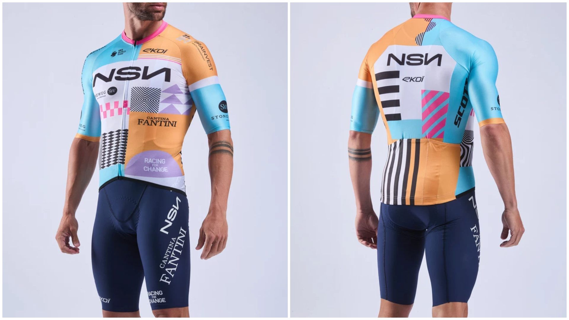 Maillot réplica EKOI Racing Proteam NSN.
