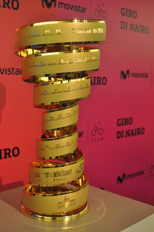 Trofeo vencedor Giro Italia 2014 - Nairo Quintana