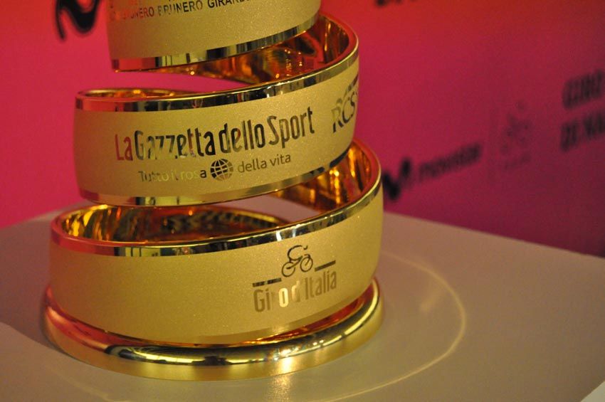 Trofeo vencedor Giro Italia 2014 - Nairo Quintana