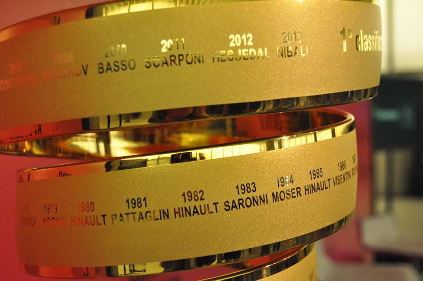 Trofeo vencedor Giro Italia 2014 - Nairo Quintana