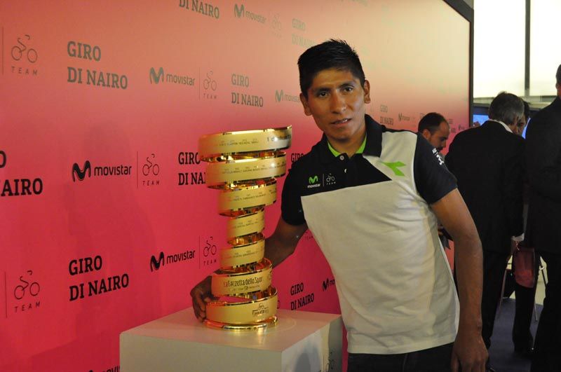 Trofeo vencedor Giro Italia 2014 - Nairo Quintana