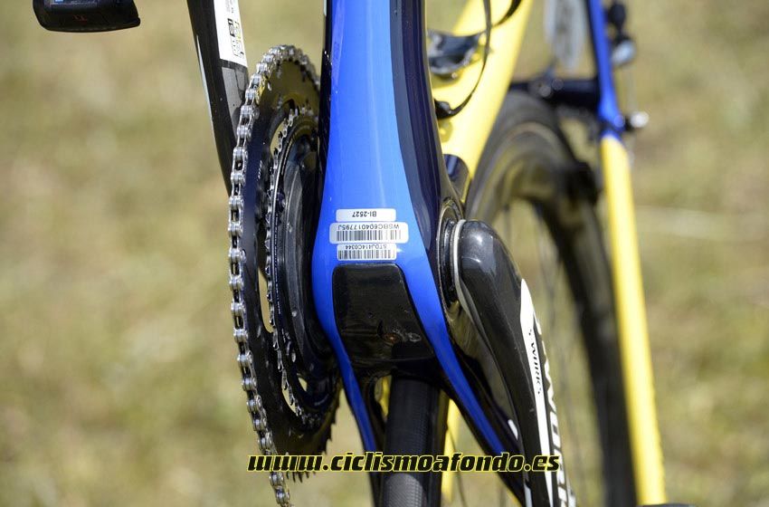 La bicicleta de Alberto Contador en el Tour de Francia 2014 - Specialized Tarmac