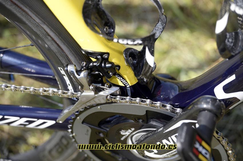 La bicicleta de Alberto Contador en el Tour de Francia 2014 - Specialized Tarmac