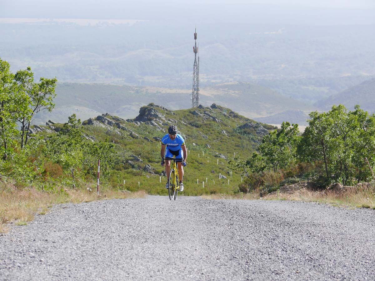 La Camperona, última rampa de gravilla