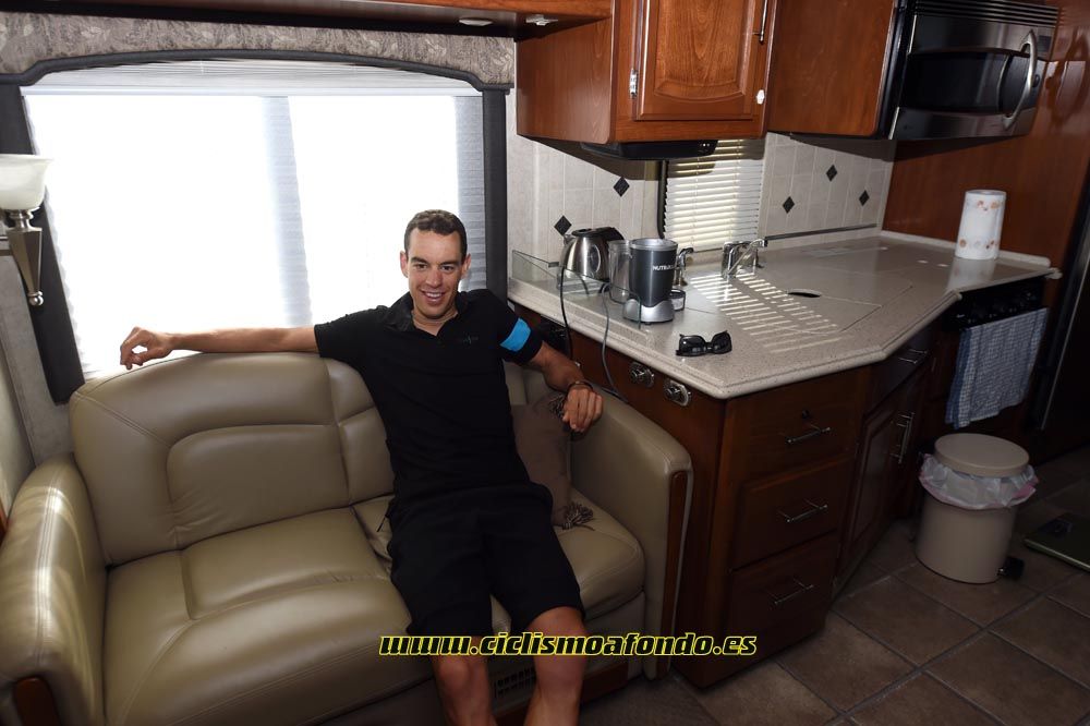 El motorhome de Richie Porte