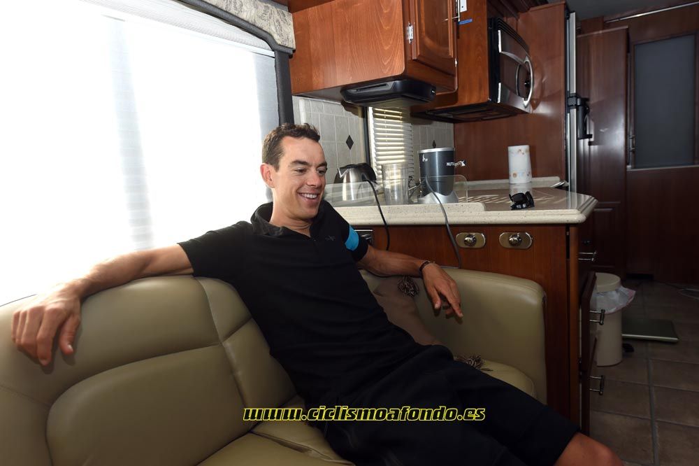 El motorhome de Richie Porte