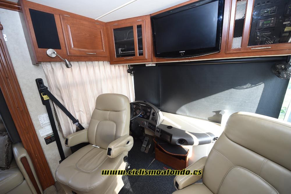 El motorhome de Richie Porte