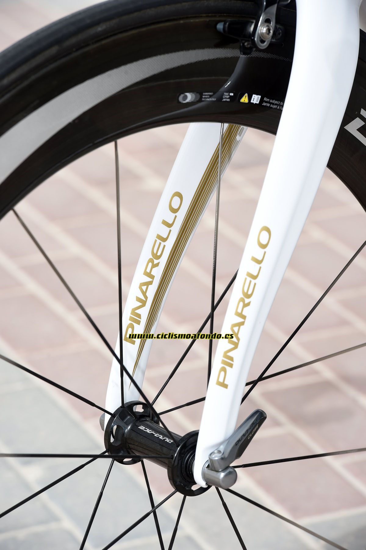 Pinarello Dogma F8 - Edición especial Bradley Wiggins campeón del mundo de contrarreloj