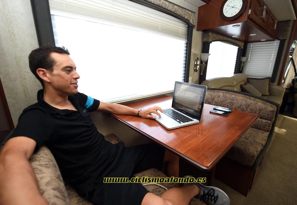 El motorhome de Richie Porte