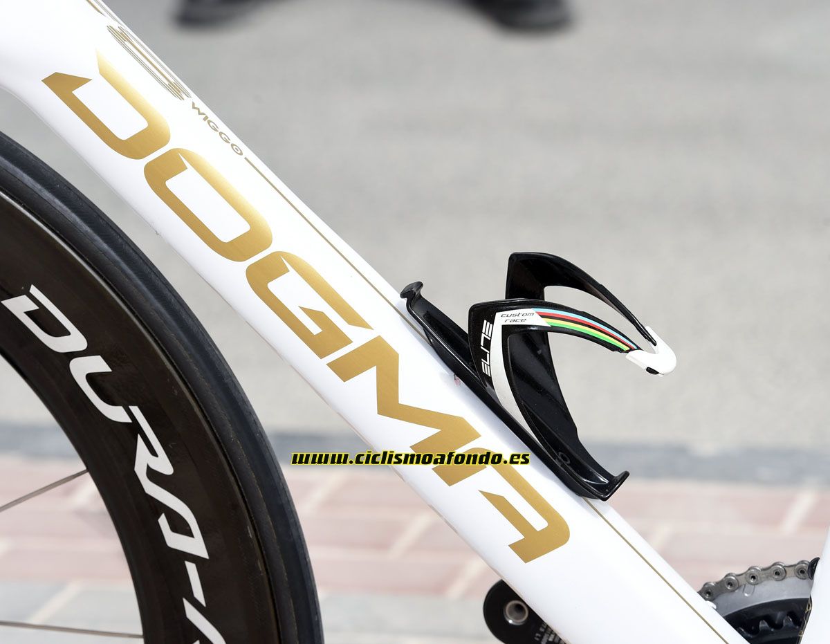 Pinarello Dogma F8 - Edición especial Bradley Wiggins campeón del mundo de contrarreloj