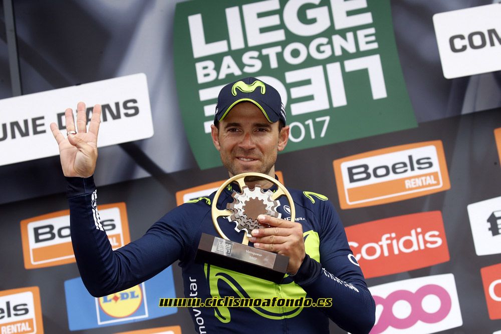 Las mejores imágenes de la carrera de Alejandro Valverde