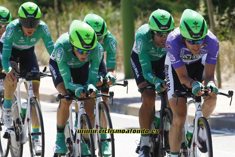 Las mejores imágenes de la contrarreloj por equipos de la Vuelta a Burgos