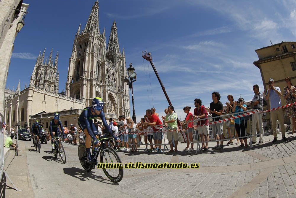 Las mejores imágenes de la contrarreloj por equipos de la Vuelta a Burgos