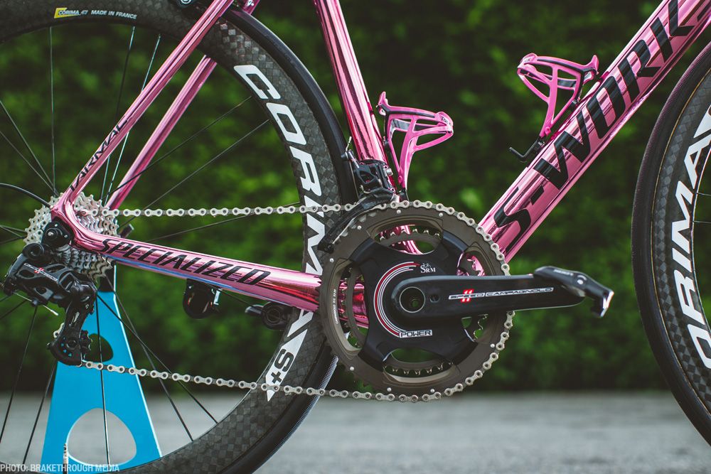 La Tarmac Rosa con la que ganó el Giro Nibali
