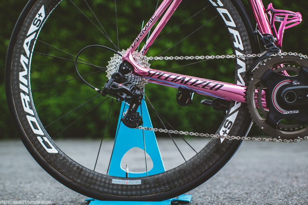 La Tarmac Rosa con la que ganó el Giro Nibali